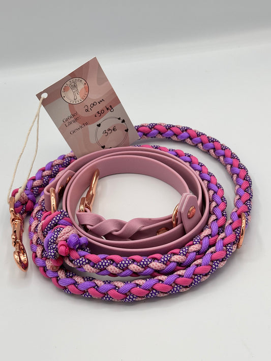 Gurtband x Paracord  Leine 2,00 m