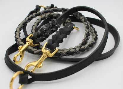 Kombileine Fettleder x Paracord