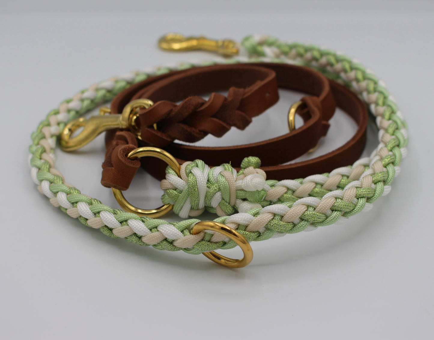 Kombileine Fettleder x Paracord